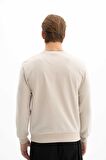 Arma Erkek Regular Fit Selanik Kumaş Bisiklet Yaka Sweatshirt 