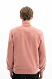 Arma Erkek Regular Fit Kazak Selanik Kumaş Polo Yaka Düğmeli Sweatshirt 