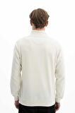 Arma Erkek Basic Regular Fit Dik Yaka Selanik Yarım Fermuarlı Sweatshirt 