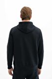 Arma Erkek Slim Fit Likralı Kanguru Cepli Kapşonlu Sweatshirt 