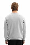 Arma Erkek Regular Fit Selanik Kumaş Bisiklet Yaka Sweatshirt 