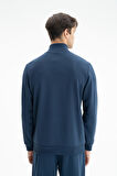 Arma Erkek Regular Fit Şardonsuz 3 iplik Basic Fermuar Cepli Dik Yakalı Yarım Fermuar Sweatshirt K26404626301 