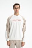 Arma Erkek Regular Fit Şardonsuz 3 İplik Bisiklet Yaka Sweatshirt 