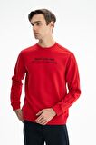 Arma Erkek Regular Fit Şardonsuz 3 İplik Bisiklet Yaka Sweatshirt 