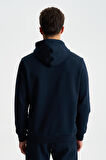 Arma Şık Erkek Regular Fit Basic 3 İplik Şardonlu Kanguru Cepli Kapüşonlu Sweatshirt 