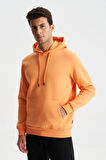 Arma Şık Erkek Regular Fit Basic 3 İplik Şardonlu Kanguru Cepli Kapüşonlu Sweatshirt 