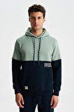 Arma Erkek Regular Fit 3 İplik Şardonlu Kanguru Cepli Kapşonlu Sweatshirt 