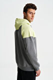 Arma Erkek Pamuklu Regular Fit 3 İplik Şardonlu Kanguru Cepli Sweatshirt 