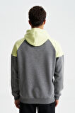 Arma Erkek Pamuklu Regular Fit 3 İplik Şardonlu Kanguru Cepli Sweatshirt 