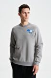 Arma Şık Erkek Regular Fit 3 İplik Şardonlu Bisiklet Yaka Sweatshirt 