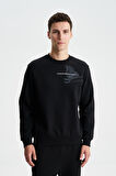 Arma Erkek Regular Fit Pamuk Polyester Kumaş Karışımı Bisiklet Yaka Sweatshirt 