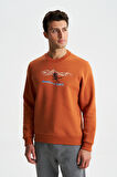 Arma Erkek Regular Fit 3 İplik Şardonlu Pamuklu Bisiklet Yaka Sweatshirt 