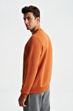 Arma Erkek Regular Fit 3 İplik Şardonlu Pamuklu Bisiklet Yaka Sweatshirt 