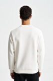 Arma Erkek Regular Fit 3 İplik Şardonlu Yandan Tek Fermuar Cepli Bisiklet Yaka Sweatshirt 