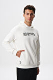 Arma Erkek Regular Fit Yazı Baskılı Dikişli Kanguru Cepli Sweatshirt K28254627001 