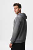 Arma Erkek Regular Fit Yazı Baskılı Dikişli Kanguru Cepli Sweatshirt K28254627001 