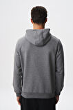 Arma Erkek Regular Fit Yazı Baskılı Dikişli Kanguru Cepli Sweatshirt K28254627001 