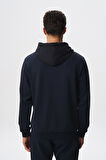Arma Erkek Slim Fit Basic Kanguru Cepli Su Geçirmeyen Scuba Kumaş İnterlok Kapşonlu Sweatshirt K28254988601 