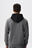 Arma Erkek Slim Fit Basic Kanguru Cepli Su Geçirmeyen Scuba Kumaş İnterlok Kapşonlu Sweatshirt K28254988601 