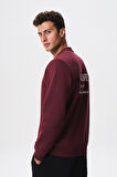 Arma Baskılı Yazılı Regular Fit Şardonlu Erkek Bisiklet Yaka Sweatshirt K28124602901 