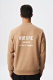 Arma Baskılı Yazılı Regular Fit Şardonlu Erkek Bisiklet Yaka Sweatshirt K28124602901 