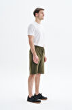 Arma Erkek Regular Fit Basic Süprem % 100 Pamuk Arka Ve Yandan Cepli Şort Y29504279102 