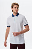 Arma Erkek Regular Fit Basic % 100 Pamuk Pike Fermuarlı Polo Yaka Tişört Y29374354302 
