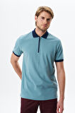 Arma Erkek Regular Fit Basic % 100 Pamuk Pike Fermuarlı Polo Yaka Tişört Y29374354302 