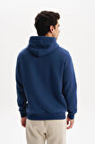 Arma Erkek Kapüşonlu Kanguru Cepli 3 İplik Baskılı Şardonlu Regular Fit Sweatshirt K30254628702 