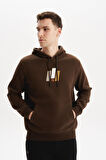 Arma Erkek Kapüşonlu Sweatshirt – Kanguru Cepli, 3 İplik Şardonlu, Regular Fit, %70 Pamuk %30 Polyester K30254628502 