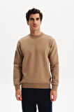 Arma Erkek Regular Fit Basic 3 İplik Şardonlu Bisiklet Yaka Sweatshirt – Pamuk Polyester Karışımlı K30124603302 