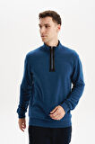 Arma Erkek Regular Fit Yarım Fermuar Dik Yaka Sweatshirt – Selanik Örme %65 Pamuk %35 Polyester K30554698102 