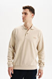 Arma Erkek Regular Fit Selanik Kumaş Polo Yaka Sweatshirt – Düğmeli, Pamuk Polyester Karışımlı %65 Pamuk %35 Polyester K30564699102 