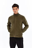 Arma Erkek Slim Fit Örme Interlok Basic Tam Fermuar Dik Yaka Sweatshirt – %80 Pamuk %14 Polyester %6 Elastan K30324989902 