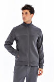 Arma Erkek Slim Fit Örme Interlok Basic Tam Fermuar Dik Yaka Sweatshirt – %80 Pamuk %14 Polyester %6 Elastan K30324989902 