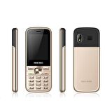 Hiking X9 Gold 4 MB Tuşlu Cep Telefonu Çelik Kasa Distribitör Garantili