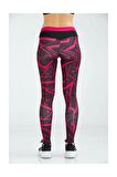 Umbro Kadın Dijital Baskılı Tayt Vd-0019 Sea Tights VD-0019/FUCHSIA