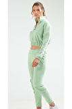 Va-0021 Pyra Track Suit Eşofman Takımı Suit Kadın Takım Yeşil