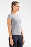 UMBRO VF-0063 PLY BASİC KADIN T-SHİRT / SPACE GREY