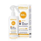 Alldermo SPF 50+ Faktör Çocuk Güneş Koruyucu Sprey 200 ml