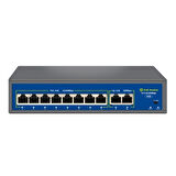 Novacom NVC-HIF0820FBL-C 8+2 Port 120W 10/100Mbps Poe Switch 250M Extend Modlu