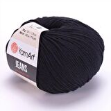 YarnArt Jeans El Örgü İpliği - 53 Siyah