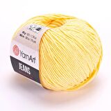 YarnArt Jeans El Örgü İpliği - 88 Açık Sarı