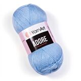 YarnArt Adore Anti Pilling El Örgü İpliği - 340 Mavi