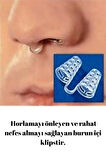 Premium Kesintisiz Uyku Nefes Alıp Vermede Kolaylık Horlama Azaltıcı Burun Delik Aparatı 4 Adet
