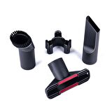 STİLEVS SOUNDLESS SESSİZ YATIK SÜPÜRGE KIRMIZI&GRİ - ( SET10021) 