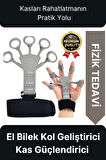 Pratik Silikon El Bilek Parmak Kol Kas Güçlendirici Geliştirici Fizik Tedavi Egzersiz Lastik Kayışı