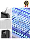 Çift Florasan Yüksek Güç Sessiz Zincir Askılı Sineksavar Elektrikli Uv Sivrisinek Öldürücü Kovucu