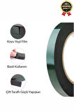 Premium Ultra Güçlü İz Bırakmaz Elastik Yapılı Çift Taraflı Akrilik Köpük Bant 36mm - 10m - 1 Adet