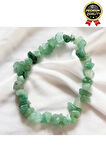 Özel Üretim Enerji Yükselten Esnek Ipli Başak Burcu Gerçek Yeşim Aventurin Doğal Taş Unisex Bileklik